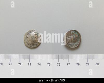 Imitation Drachm for Alexander III. Honorand: Alexander the Great, King of Macedonia, 356–323 B.C., ruled 336–23 B.C. Stock Photo