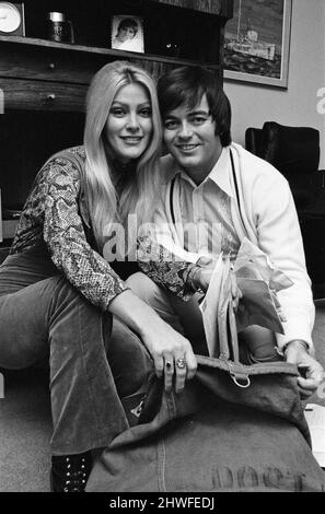 Tony Blackburn With His Girlfriend Lynn Partington Photographed In His