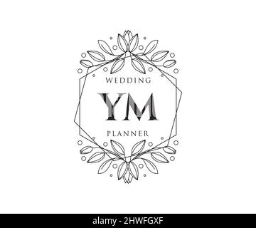 YL Initials letter Wedding monogram logos collection, hand drawn modern  minimalistic and floral templates for Invitation cards, Save the Date,  elegant Stock Vector Image & Art - Alamy