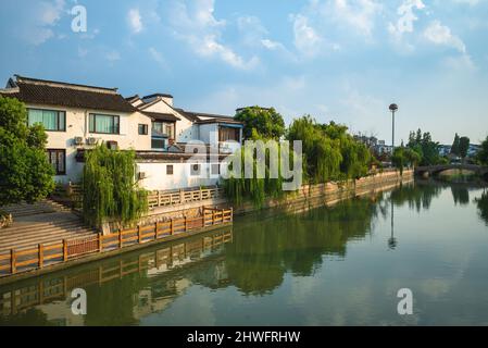 scenery of Qibao Old Town at Qibao of Shanghai in China Stock Photo