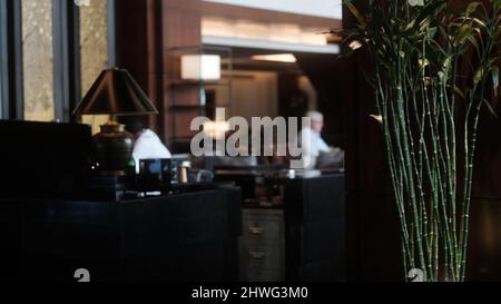 JW Marriott Bangkok Hotel Lobby Sukhumvit Road, Khwaeng Khlong Toei, Khlong Toei, Bangkok Thailand Stock Photo