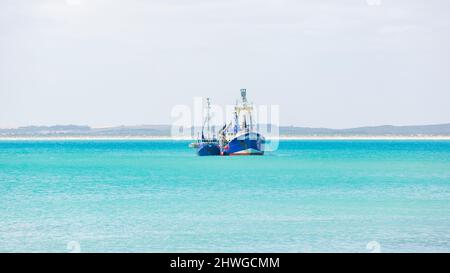 Robe Fishining Fishing boats at Robe. South Australia Stock Photo - Alamy