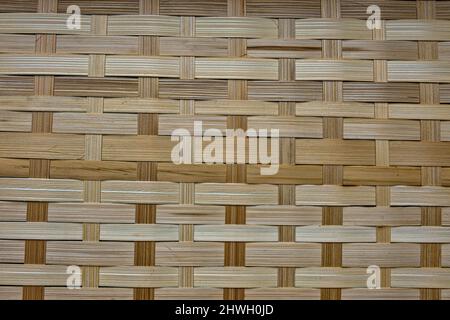 Closed up of wicker textured background Stock Photo