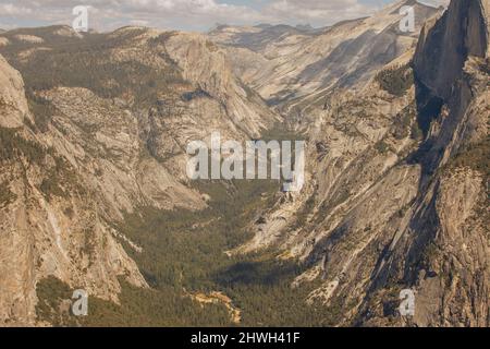 Autumnal natural landscape from Yosemite National Park, California, United States Stock Photo