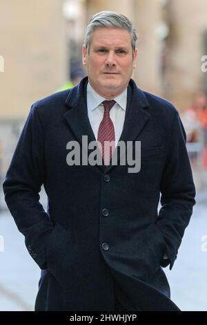London, UK. 06th Mar, 2022. Sir Keir Starmer, QC, MP, leader of the British Labour Party, at the BBC in central London for an interview. Credit: Imageplotter/Alamy Live News Stock Photo