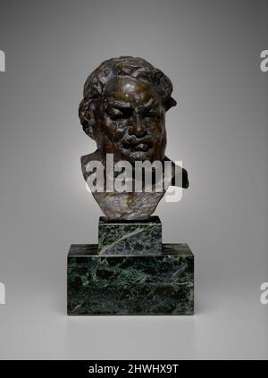 Bust of Honoré de Balzac.  Artist: Auguste Rodin, French, 1840–1917 Stock Photo