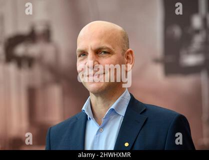 Chemistry Nobel Prize winner Prof. Benjamin LIST (Max Planck Institute for Coal Research). Visit to the Max Planck Institute (MPI) for coal research, on March 4th, 2022 in Muelheim an der Ruhr/Germany Stock Photo