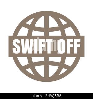 Swift off symbol icon concept Stock Photo
