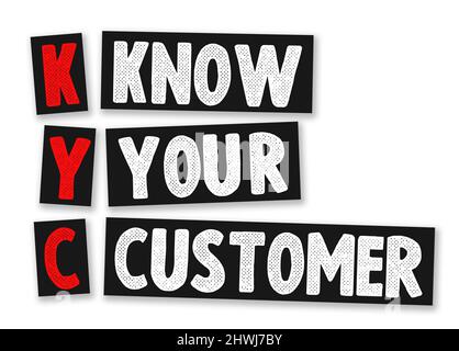 Know your customer - marketing strategy Stock Photo