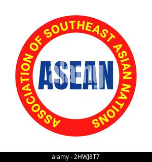 ASEAN association of southeast asian nations symbol icon Stock Photo