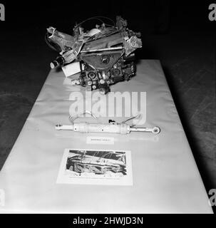 Inquiry into the Staines Air Disaster. The wreck of British European Airways Flight 548 which crashed near Staines, killing 118 people, has been reassembled in a hangar at RAE Farnborough, Hants. The Accident Investigation Branch of the Dept. of Trade and Industry conducted tests on the wreck, to assist the Court of Inquiry. 17th November 1972. Stock Photo