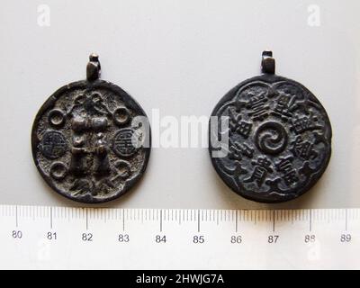 Bronze Charm from Joseon Dynasty.  Mint: Hanyang (Seoul) Artist: Unknown Stock Photo