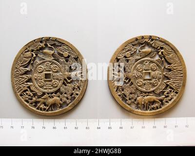 Bronze Charm from Joseon Dynasty.  Mint: Hanyang (Seoul) Artist: Unknown Stock Photo