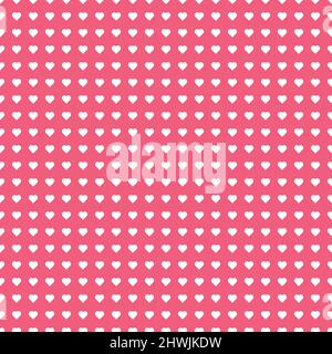Heart shape vector seamless pattern doodle black and white abstract background illustration for digital and print materials. Stock Vector