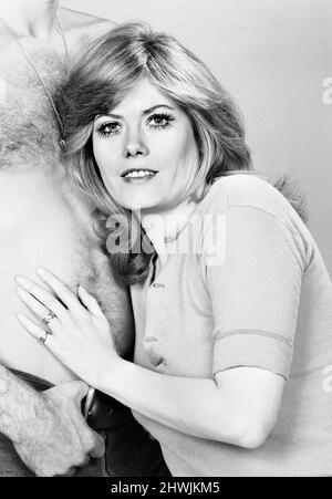 Actress Wendy Richard seen here posing in the Sunday Mirror studio