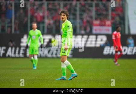 Wolfsburg, Germany, March 5, 2022: Jonas Wind of VfL Wolfsburg during Wolfsburg vs Union Berlin, Bundesliga, at Volkswagen Arena. Kim Price/CSM. Stock Photo