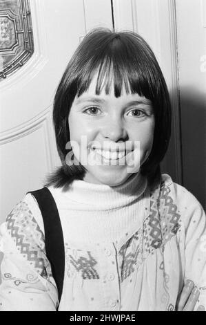 Cast of Peter Pan, which will have a four week season at the London Coliseum, starting 20th December, pictured at the Coliseum Theatre, 16th October 1972.  Our picture shows ... Wendy Padbury, who plays Wendy. Stock Photo