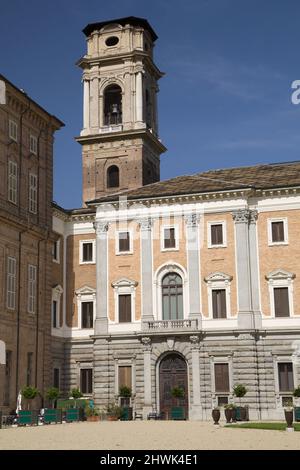 Campanile from the Royal Palace, Turin, Italy. Stock Photo