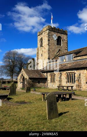 St. Wilfrid's Ribchester. Stock Photo