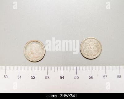 10 Cents of Queen Wilhelmina from Utrecht. Ruler: Wilhelmina, Queen of ...