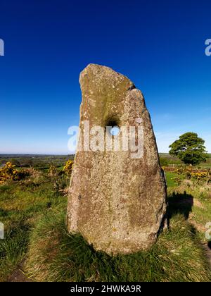 Hole Stone, Newtownabbey, County Antrim, Northern Ireland Stock Photo