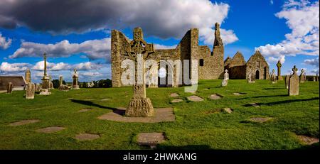 Clonmacnoise, County Offaly, Ireland Stock Photo