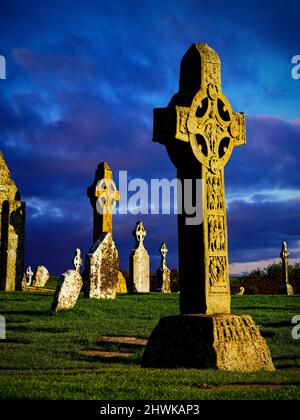 Clonmacnoise, County Offaly, Ireland Stock Photo