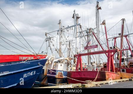 New Bedford Mass, Whaling Center and harbor Stock Photo