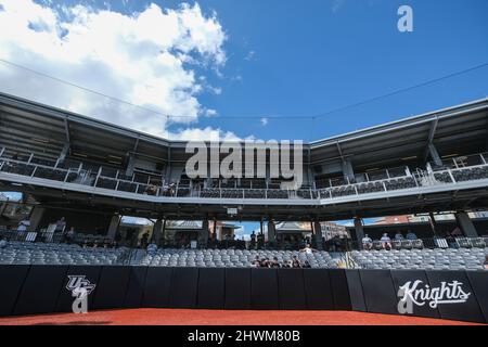 Orlando, Florida, USA. 06th Mar, 2022. Ole Miss defeated University of Central Florida Baseball 9-1 at John Euliano Park in Orlando, Florida. Photo by Billy Schuerman/CSM/Alamy Live News Stock Photo