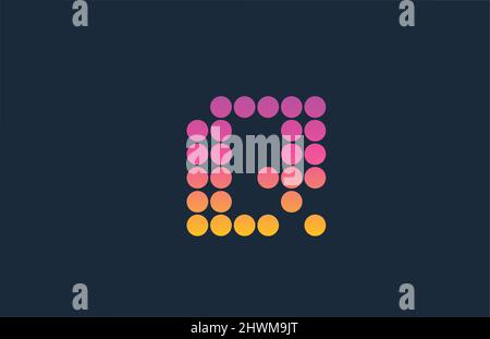 yellow dotted Z alphabet letter logo icon design. Creative template for ...