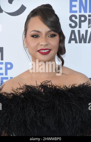 Jasmine Cephas Jones arrives at the 2022 Film Independent Spirit Awards