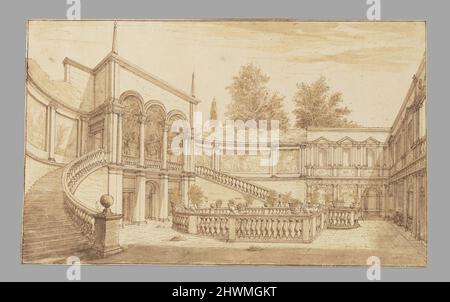 Villa Giulia.  Artist: Israel Silvestre, French, 1621–1691 Stock Photo