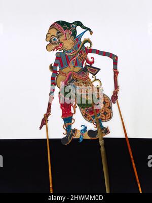 Shadow Puppet (Wayang Kulit) of Gareng Jadi, from the set Kyai Drajat ...