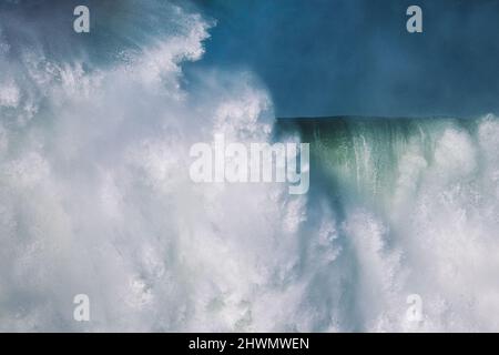 Big ocean waves in a stormy day Stock Photo