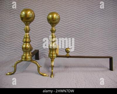 Andirons Stock Photo
