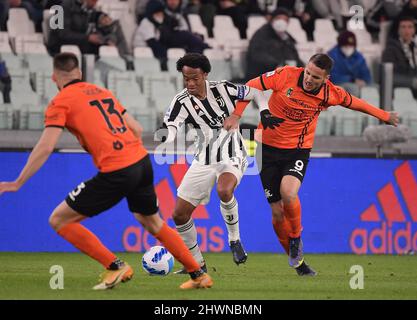 Serie A football match: FC Juventus vs. Spezia-Xinhua