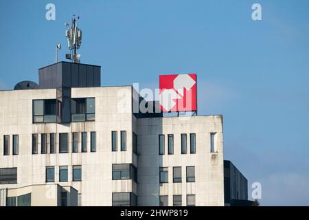 Slovenia, Ljubljana - March 6 2022: Mercator Agrokor food chain in Slovenia Stock Photo