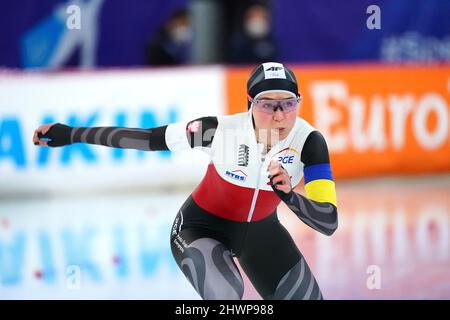 Andzelika Wojcik (pol), 500m Women, During Isu European Speed Skating 