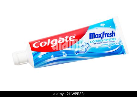 Tube of Colgate MaxFresh, Colgate Max Fresh, Cooling Crystals a new ...