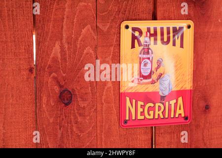 Bordeaux , Aquitaine  France - 01 28 2022 : rhum negrita logo brand and text sign of rum alcohol rummer brown drink Stock Photo