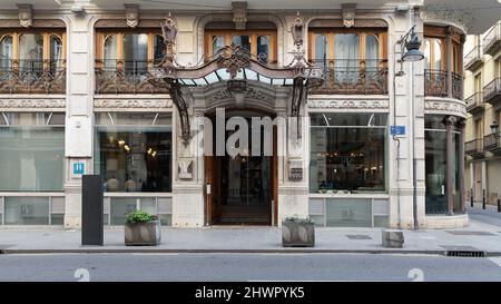 VALENCIA, SPAIN - MARCH 02, 2022: Vincci Hotels is a Spanish hotel chain Stock Photo