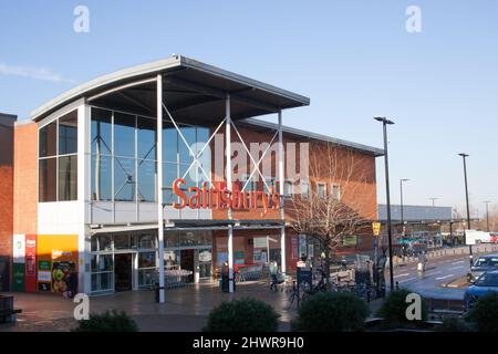 Sainsbury's in the Orchard Centre, Didcot in the UK Stock Photo
