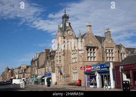 Views of the High Street in Portobello, Edinburgh in the UK Stock Photo