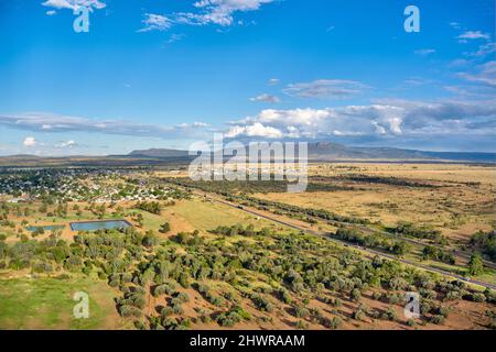 Aerial Of Blackwater Central Highlands Queensland Australia Stock Photo ...