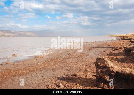 Scenic view of Lake Olbolosat in Nyahururu, Kenya Stock Photo