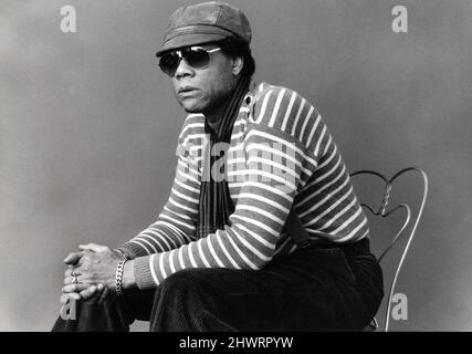 Posed portrait of avant garde jazz saxophonist JULIUS HEMPHILL in a studio in Brooklyn, New York in 1982. Stock Photo