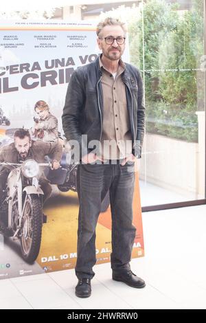 Rome, Italy. 07th Mar, 2022. Marco Giallini attends the photocall of the film 'C'era una volta il crimine' in Rome (Photo by Matteo Nardone/Pacific Press) Credit: Pacific Press Media Production Corp./Alamy Live News Stock Photo