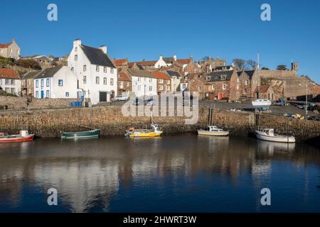 Crail Harbour In The East Neuk Of Fife Scotland Stock Photo