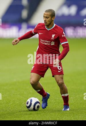 File photo dated 16-05-2021 of Liverpool's Thiago Alcantara, who has returned to training ahead of the Champions League last-16 second leg at home to Inter Milan. Issue date: Monday March 7, 2022. Stock Photo