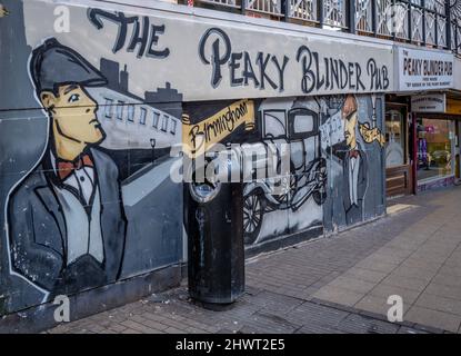 The Peaky Blinder Pub in Birmingham. Stock Photo